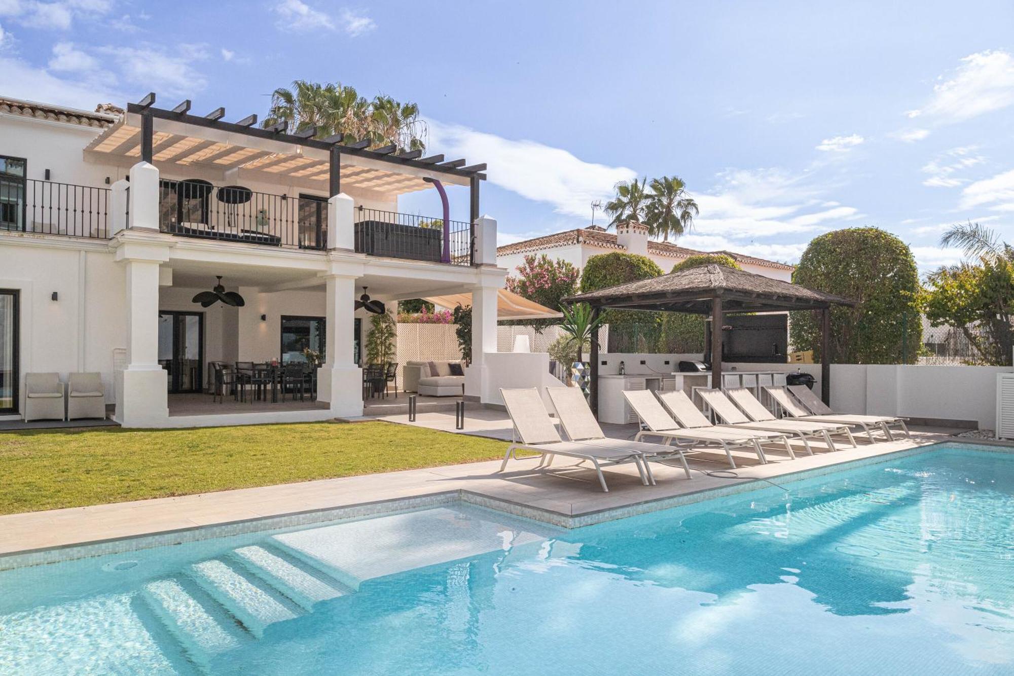 Villa New Zacaluca Pool Sauna & Gym Marbella Exterior foto